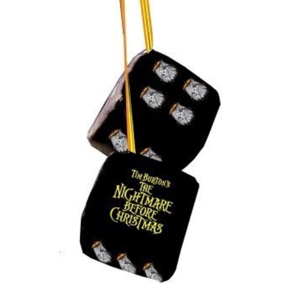 Nightmare Before Christmas Fuzzy Dice by Neca